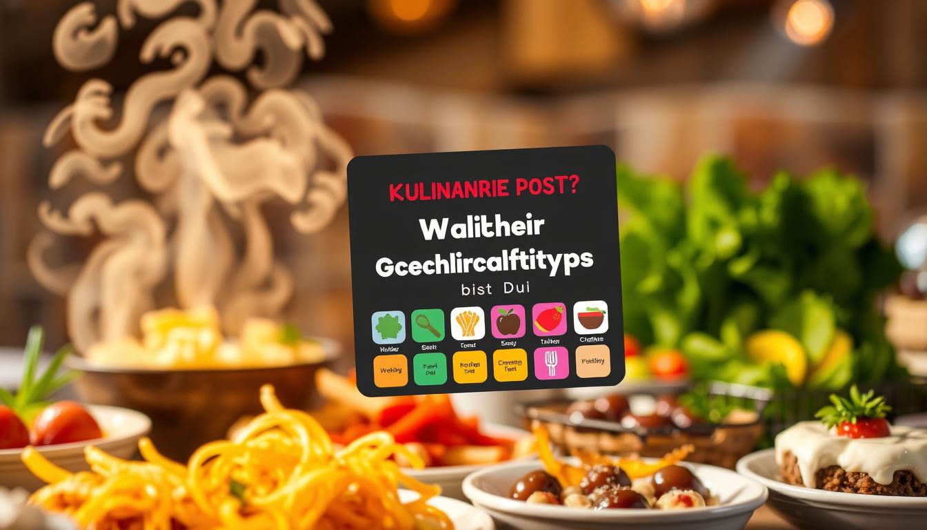 Kulinarische Quiz-Posts: Welcher Gerichtstyp bist Du?